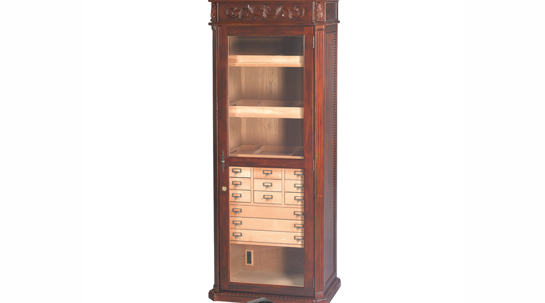 Discover the Elegance and Functionality of the Olde English Tower 3,500 Cigar Humidor Kit by Humidor Supreme