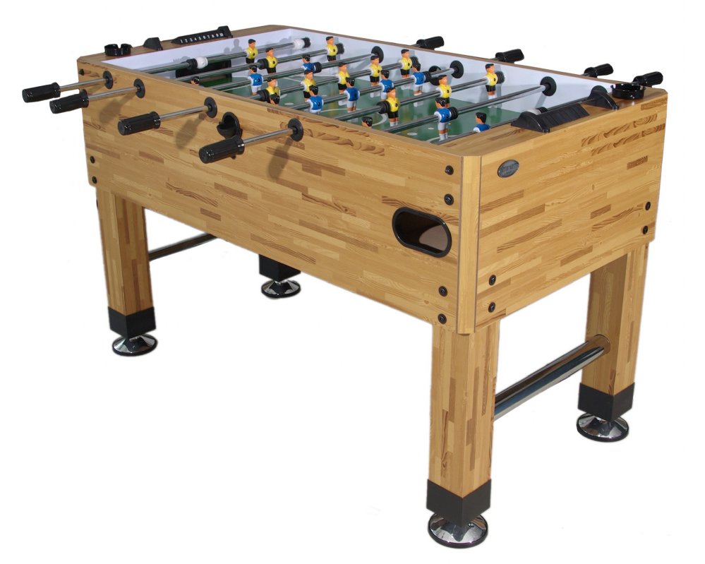 Premium Foosball Table w/1 & 3-Man Goalie by Berner Billiards