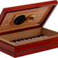 Riviera 10-30 Cigar Humidor by Humidor Supreme, Rich Cherry Wood