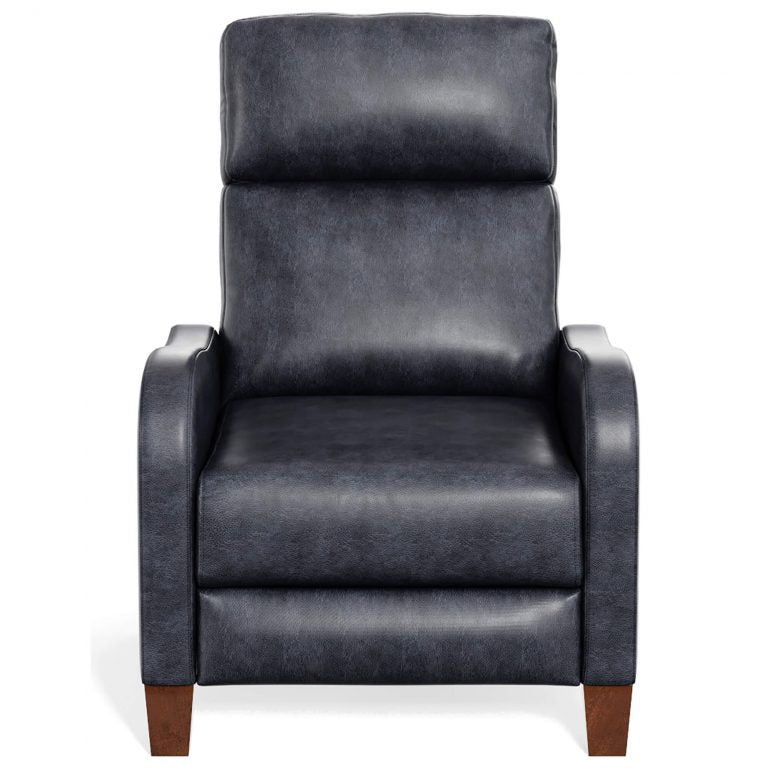 Dana Pushback Recliner in White or Navy by Sunset Trading