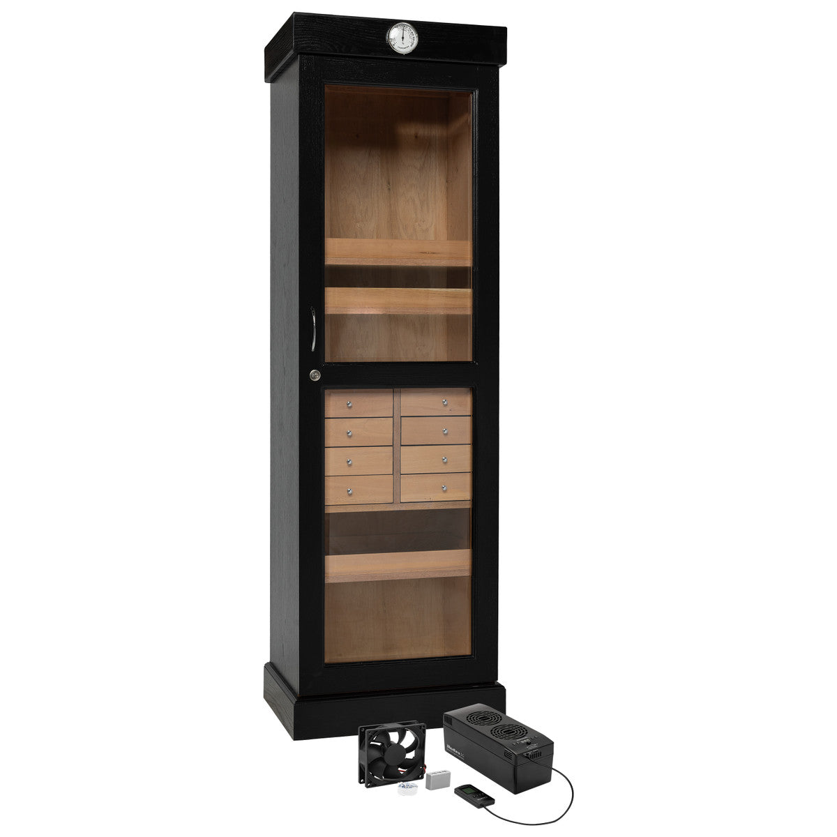 Humidor Supreme Tower 3000-Cigar Drawer Display Humidor (HUM-2000)