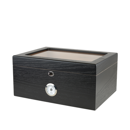 Milano 60-100 Cigar Glasstop Humidor By Humidor Supreme