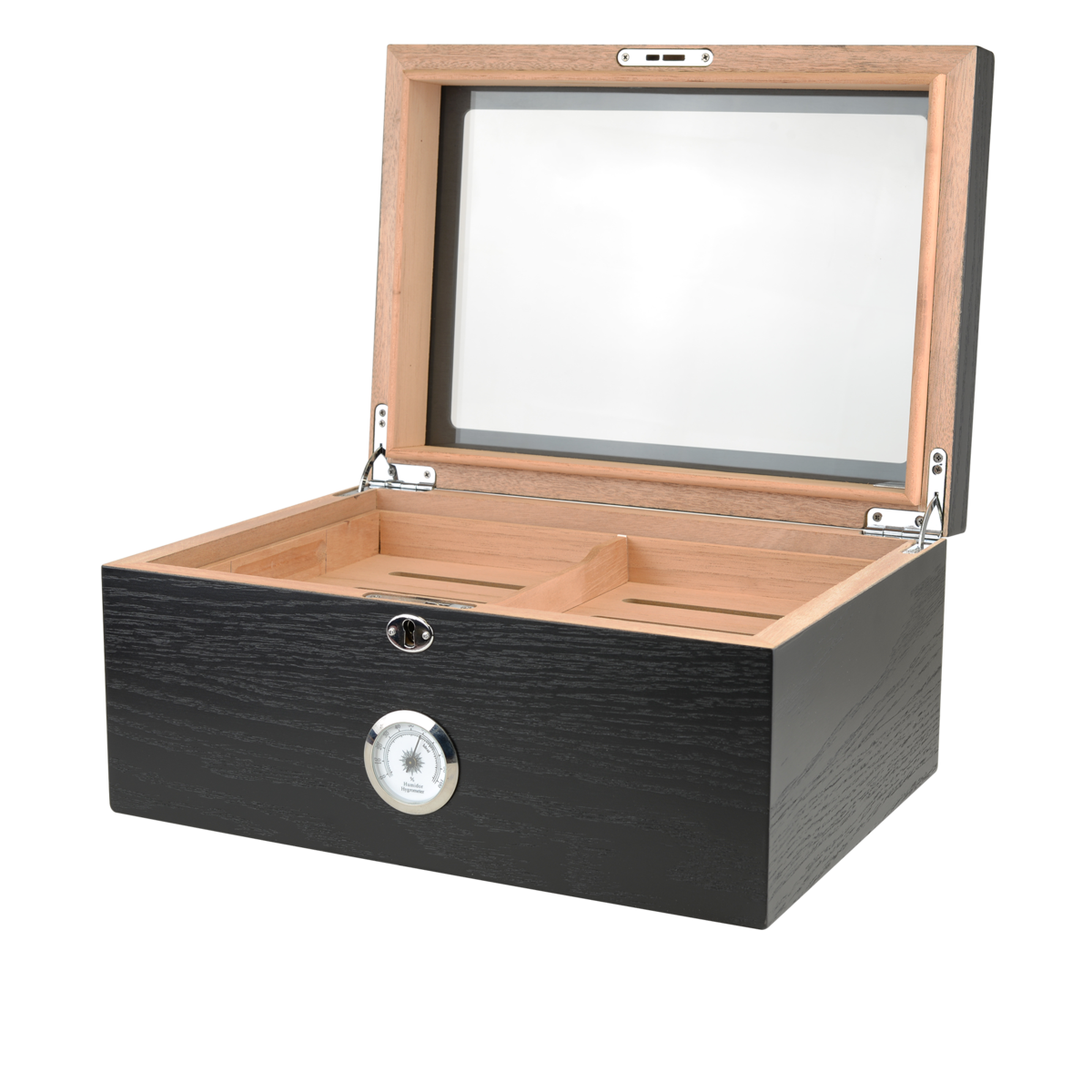 Milano 60-100 Cigar Glasstop Humidor By Humidor Supreme