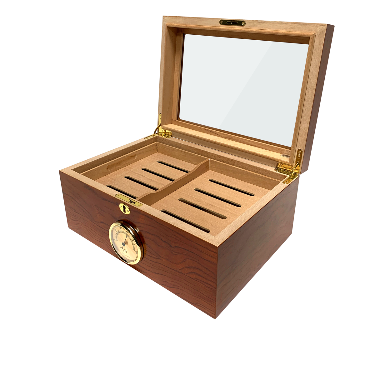 Milano 60-100 Cigar Glasstop Humidor By Humidor Supreme