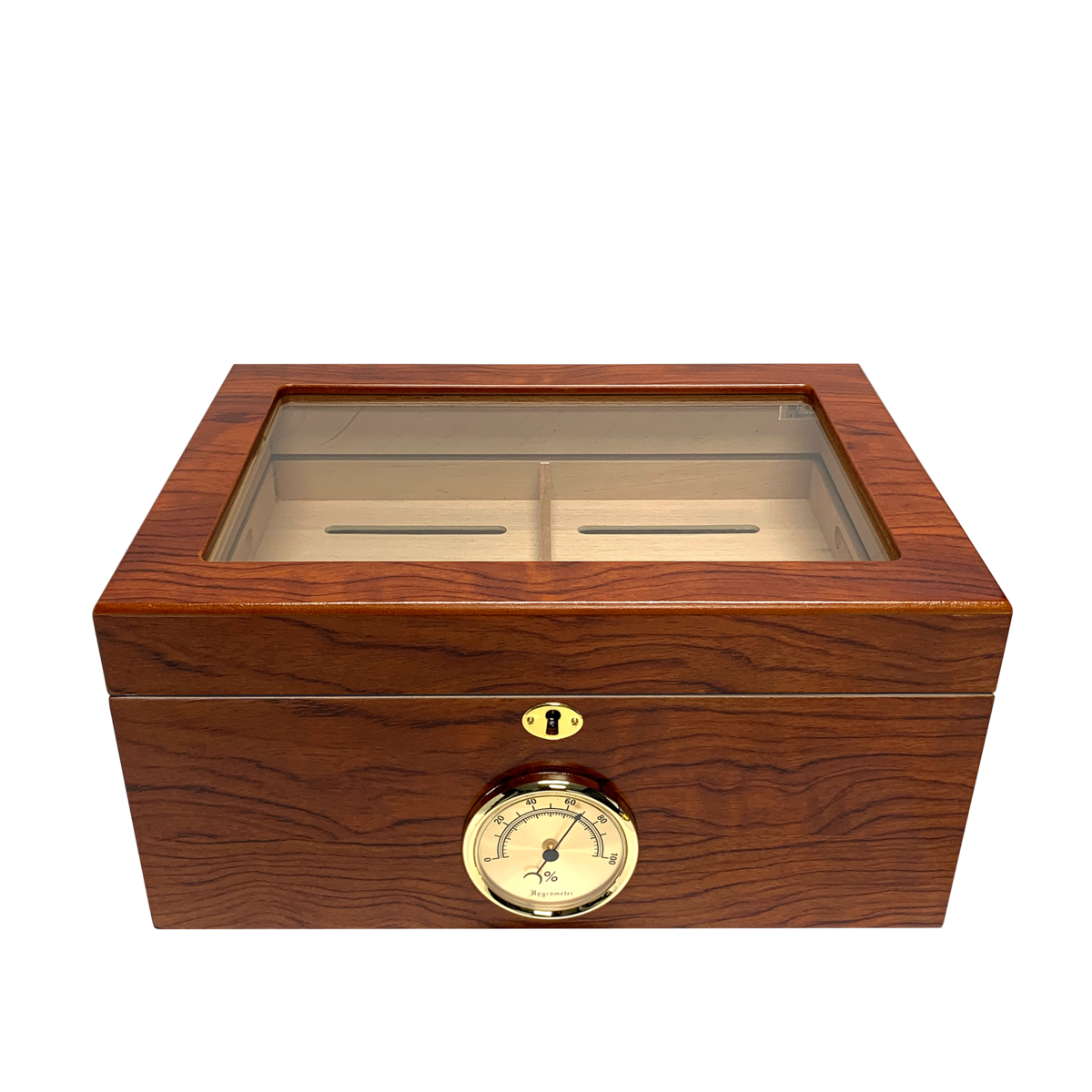 Milano 60-100 Cigar Glasstop Humidor By Humidor Supreme