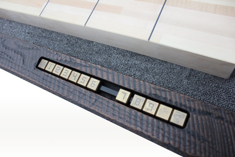 "The Weathered" Shuffleboard Table by Berner Billiards, 12ft, 14ft, 16ft, 18ft, 20ft, 22ft - Planet Game Rooms