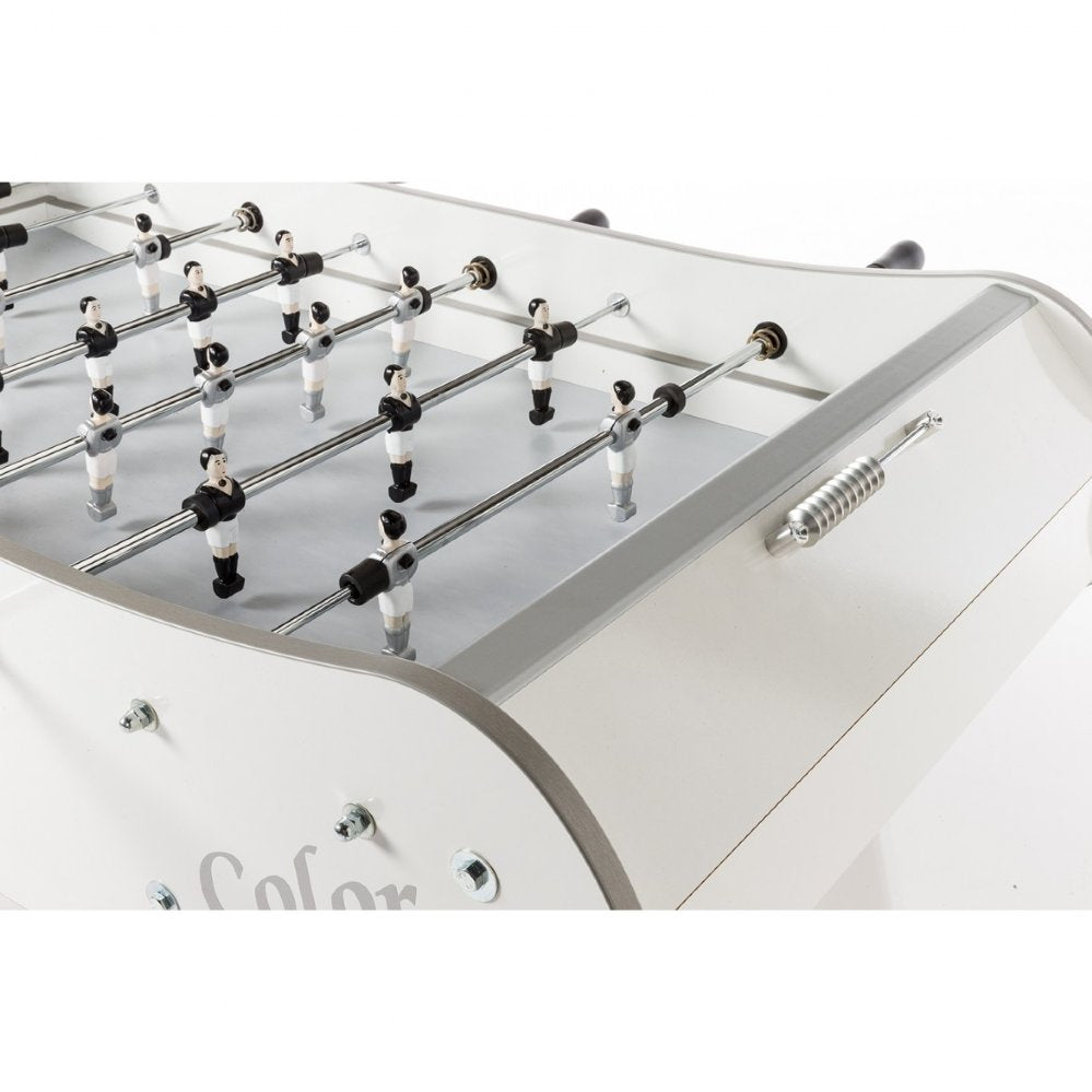 Deluxe White Blanc Foosball Table by René Pierre