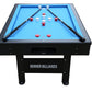 The Orlando Outdoor Bumper Pool Table in Black (Non-Slate) by Berner Billiards