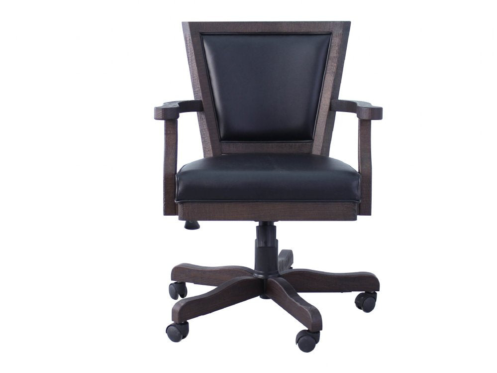 "The Weathered" Office & Game Solid Wood Chair by Berner Billiards