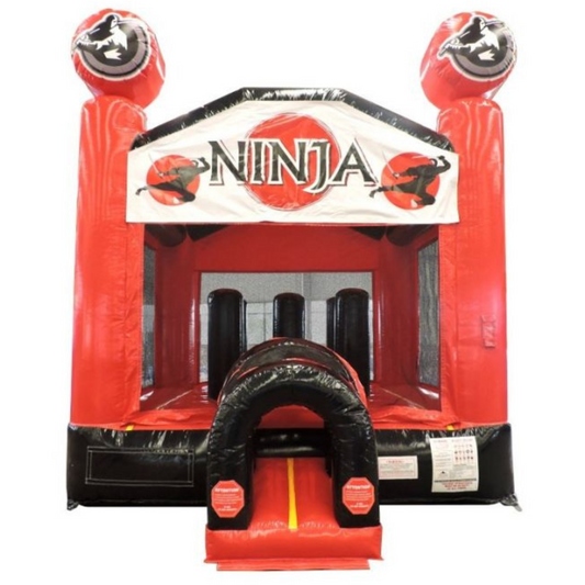 Ninja Attack 15' Inflatable Bounce House with Blower by Pogo