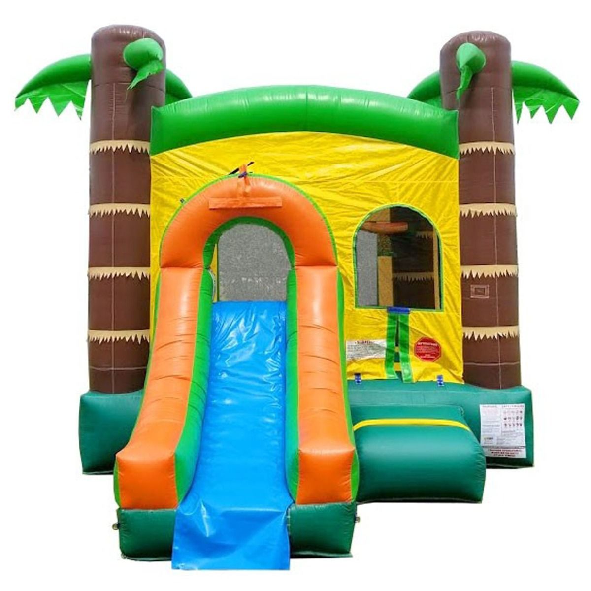 Crossover Tropical Bounce House Slide Combo