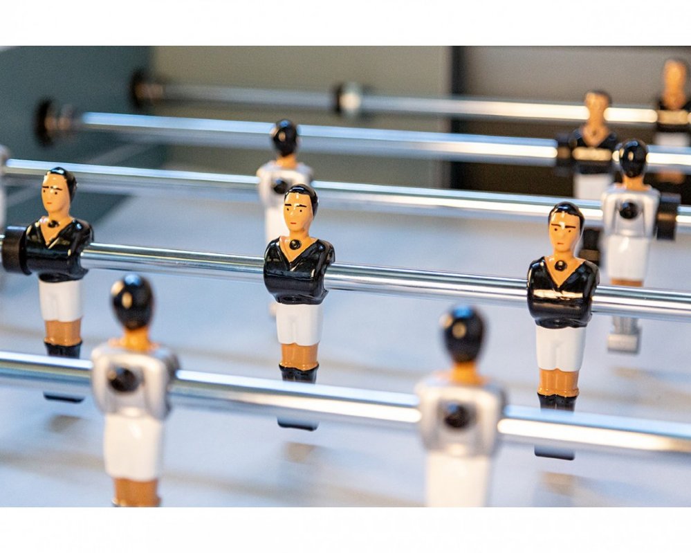 Deluxe Menthe Foosball Table by René Pierre