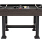 "The Urban" Rectangular SLATE Bumper Pool Table w/Optional Dining Top, Black