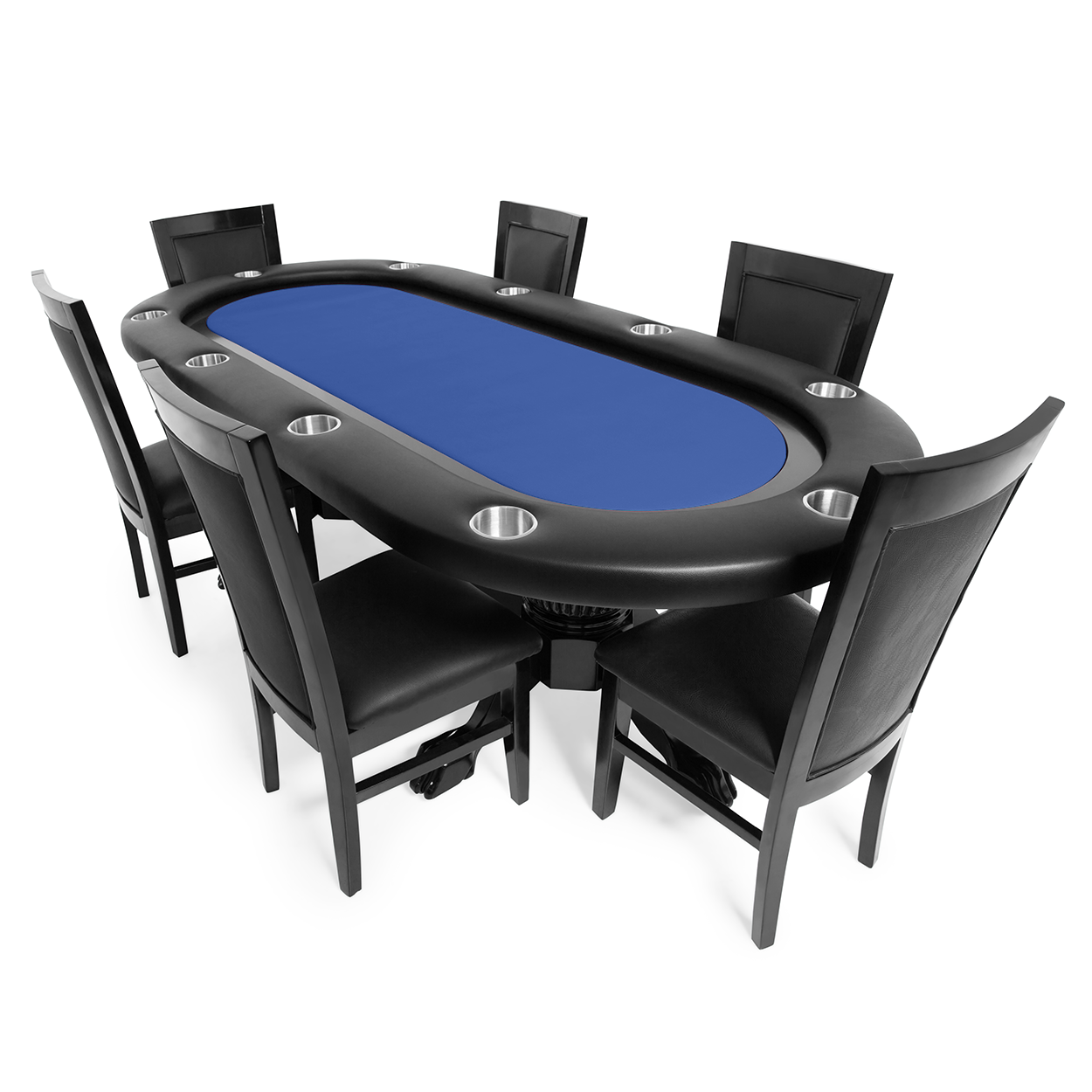 BBO The Elite Poker Table With Black Racetrack - Planet Game Rooms