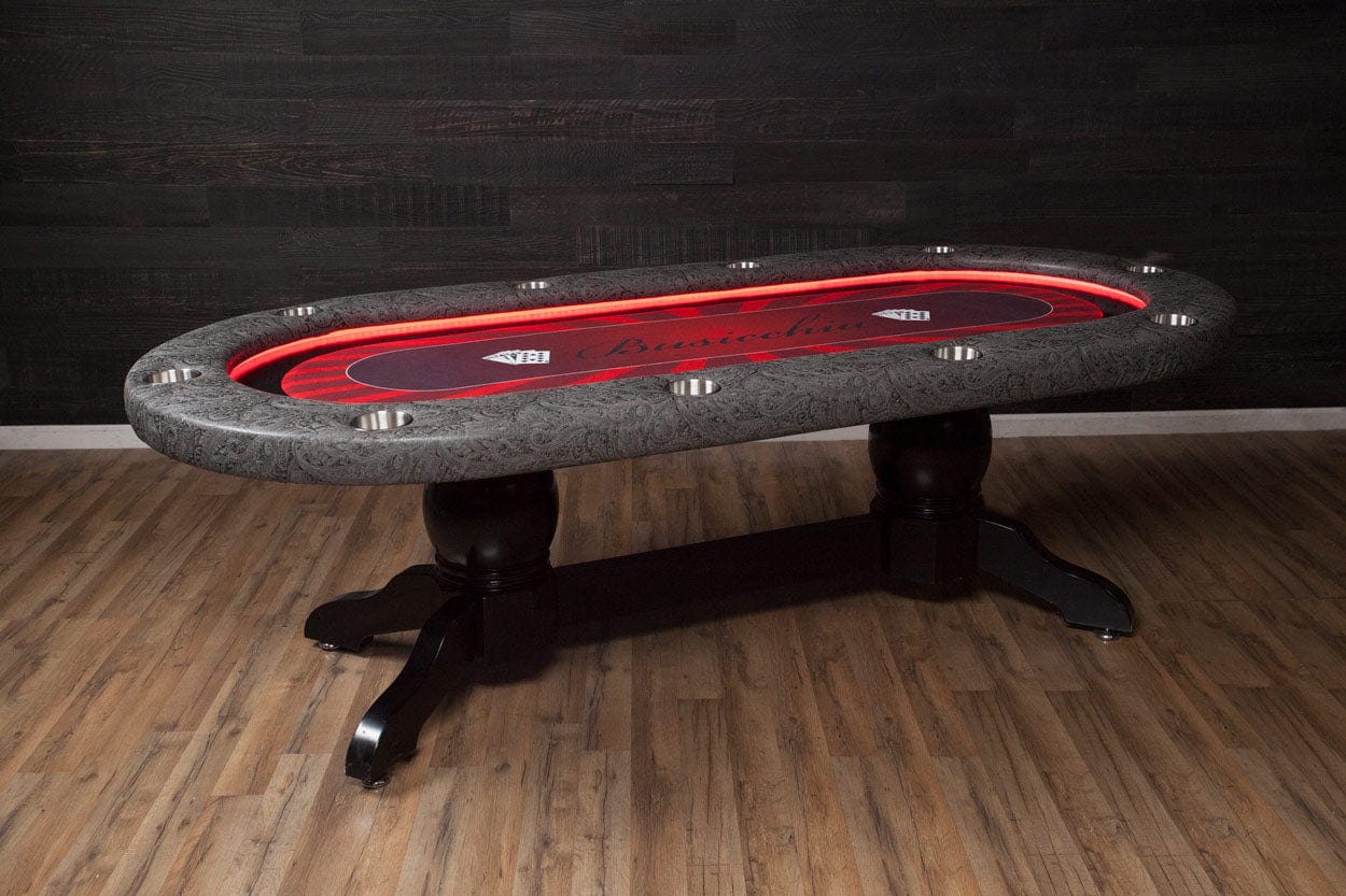 BBO Elite Alpha (LED) Poker Table - Planet Game Rooms