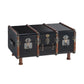 Stateroom Trunk Coffee Table by Authentic Models, Black