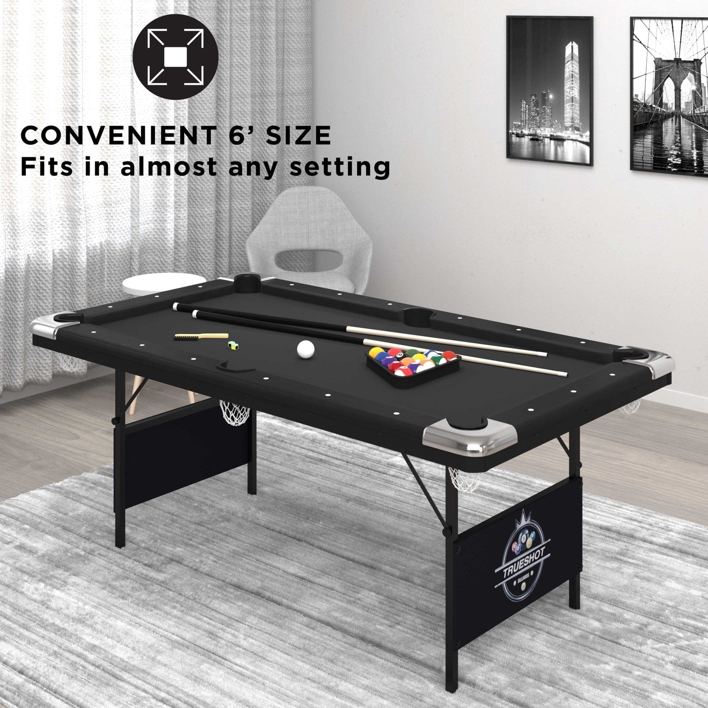 Fat Cat Trueshot 6.5 ft Pool Table - Planet Game Rooms