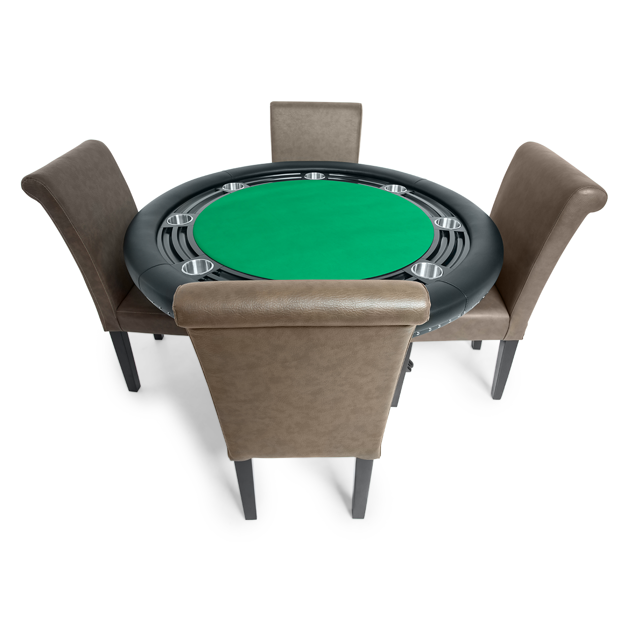 BBO The Nighthawk Round Poker Table - Planet Game Rooms